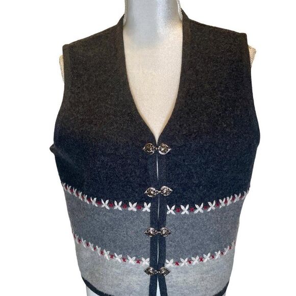 Medium Woolrich Wool Vest John Rich & Bros. Preowned - Picture 1 of 9